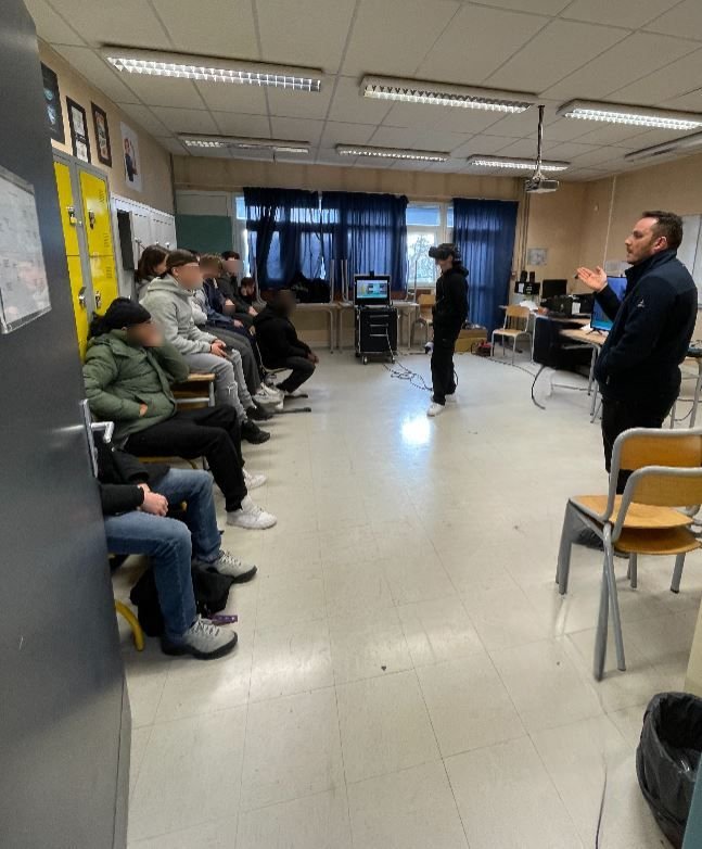 Salle de classe équipée